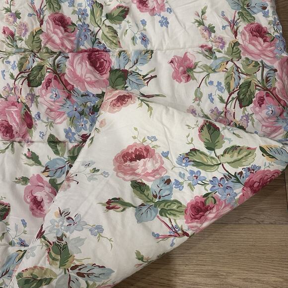 Ralph Lauren VTG Full/Queen Bedding Comforter Retired “Water Floral Pink” EUC - Picture 7 of 7